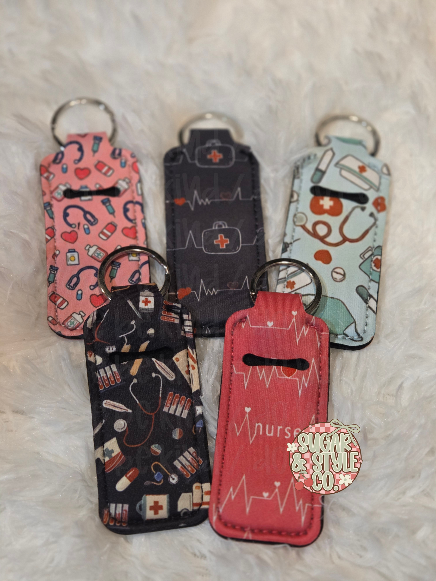 Nurse Lip Balm Keychain Holder I Medical-Themed Collection