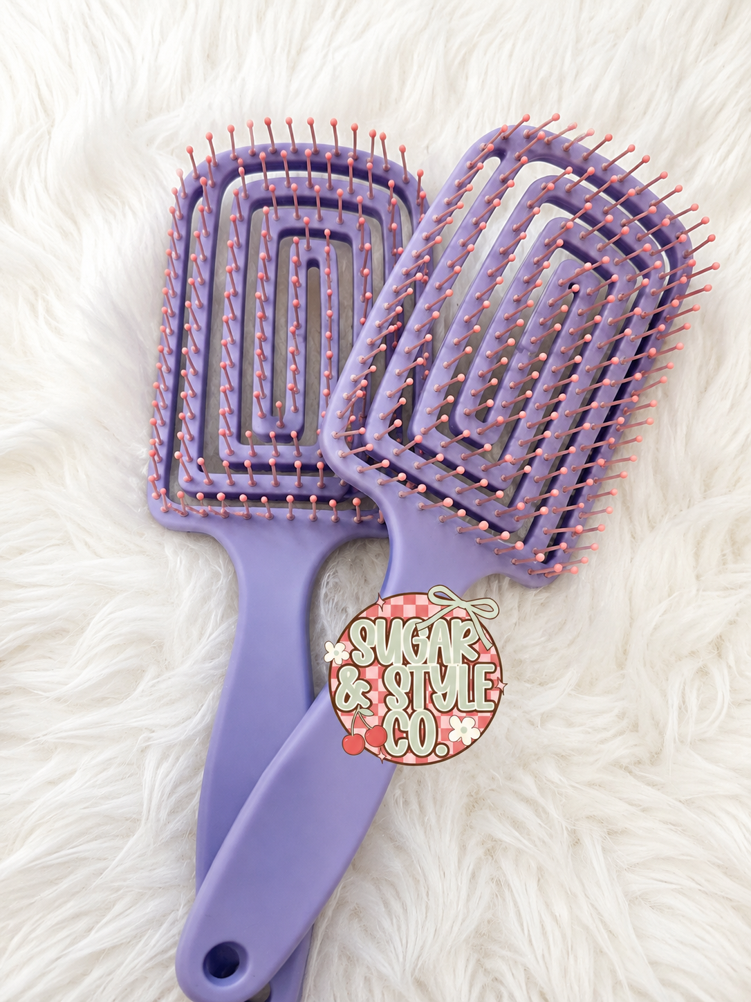 Vented Hairbrush I Lightweight Detangling and Fast-Drying Styling Brush
