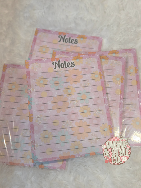 Vibrant 5x7 Notepad- 50 Sheets I Stylish Organization Pad