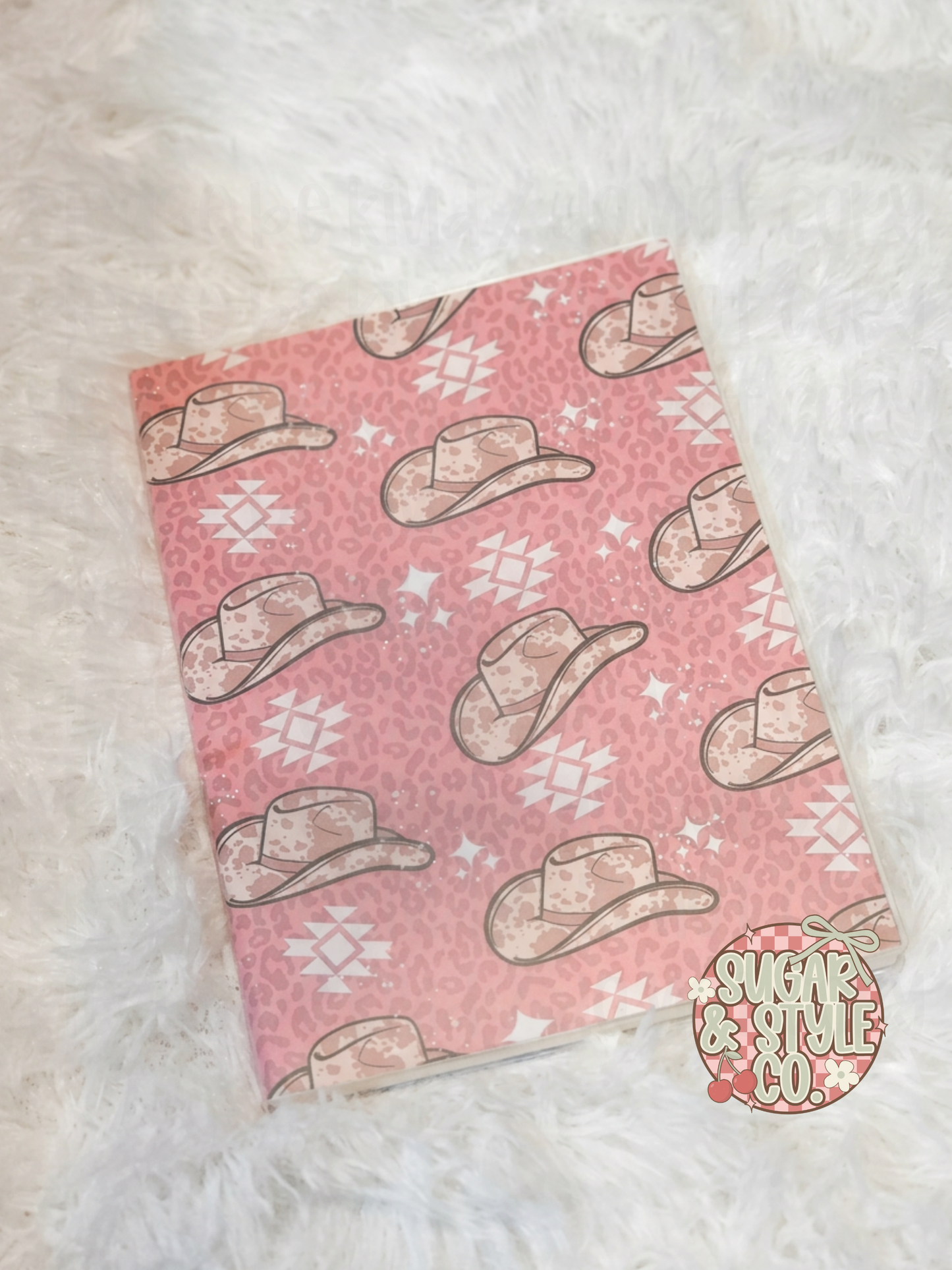 Western Pocket Journal-Lined Notebook with Side Pocket I 70 Pages