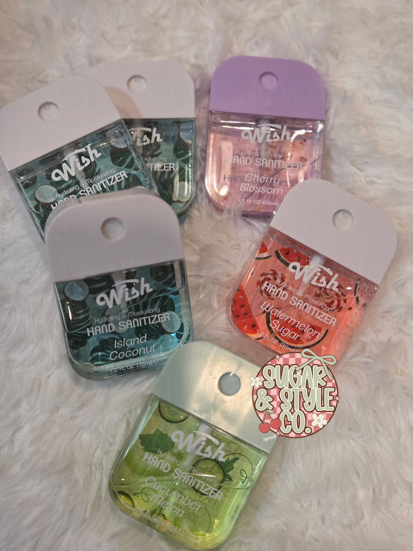 Hand Sanitizer Collection I Scented Sanitizers with Clips and Travel Sizes