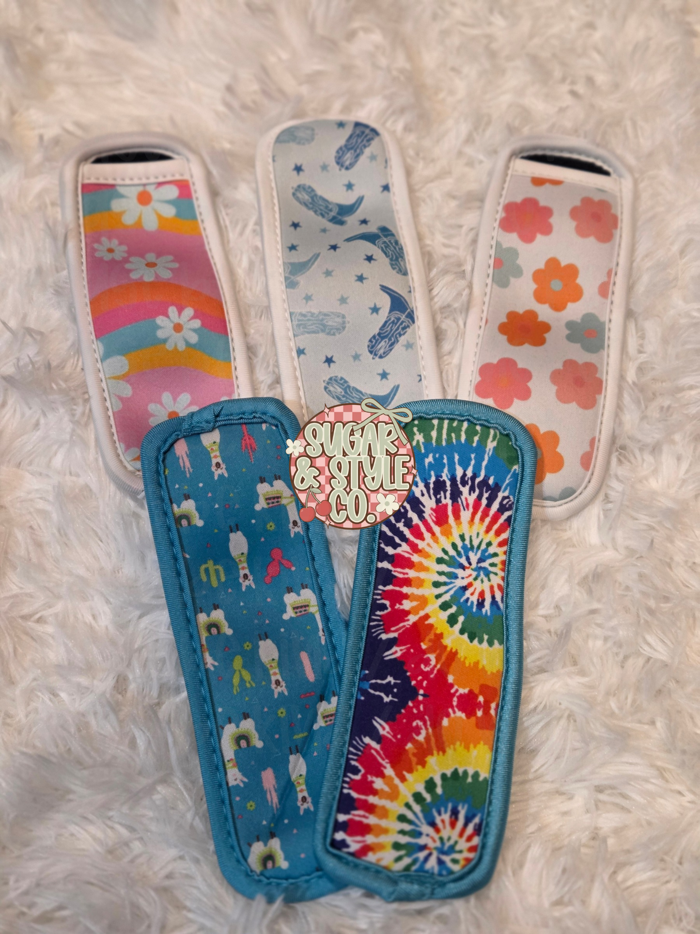 Reusable Popsicle Holders I Fun Kids Ice Pop Sleeves I Colorful Boutique Designs