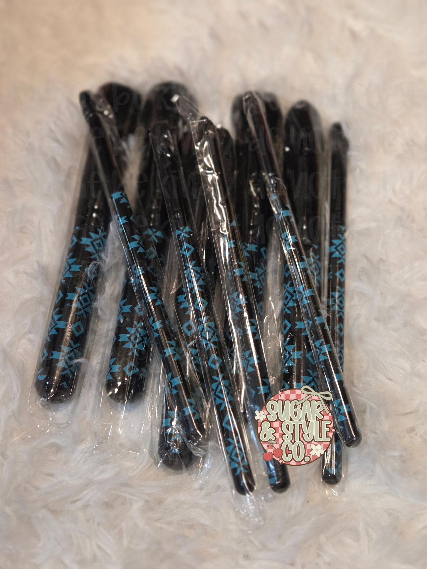 10-Piece Western Makeup Brush Set I Vibrant Designer Collection