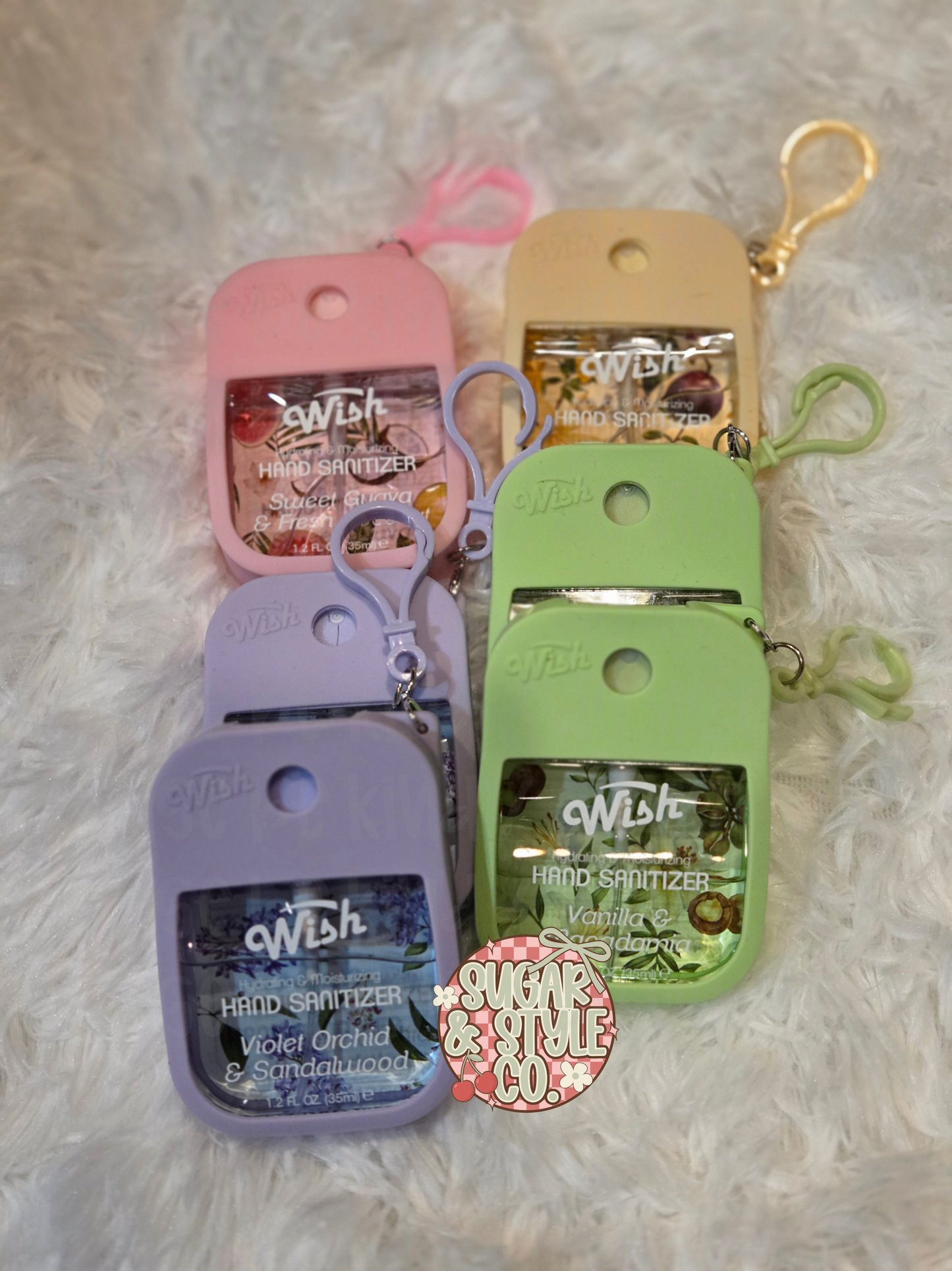 Hand Sanitizer Collection I Scented Sanitizers with Clips and Travel Sizes