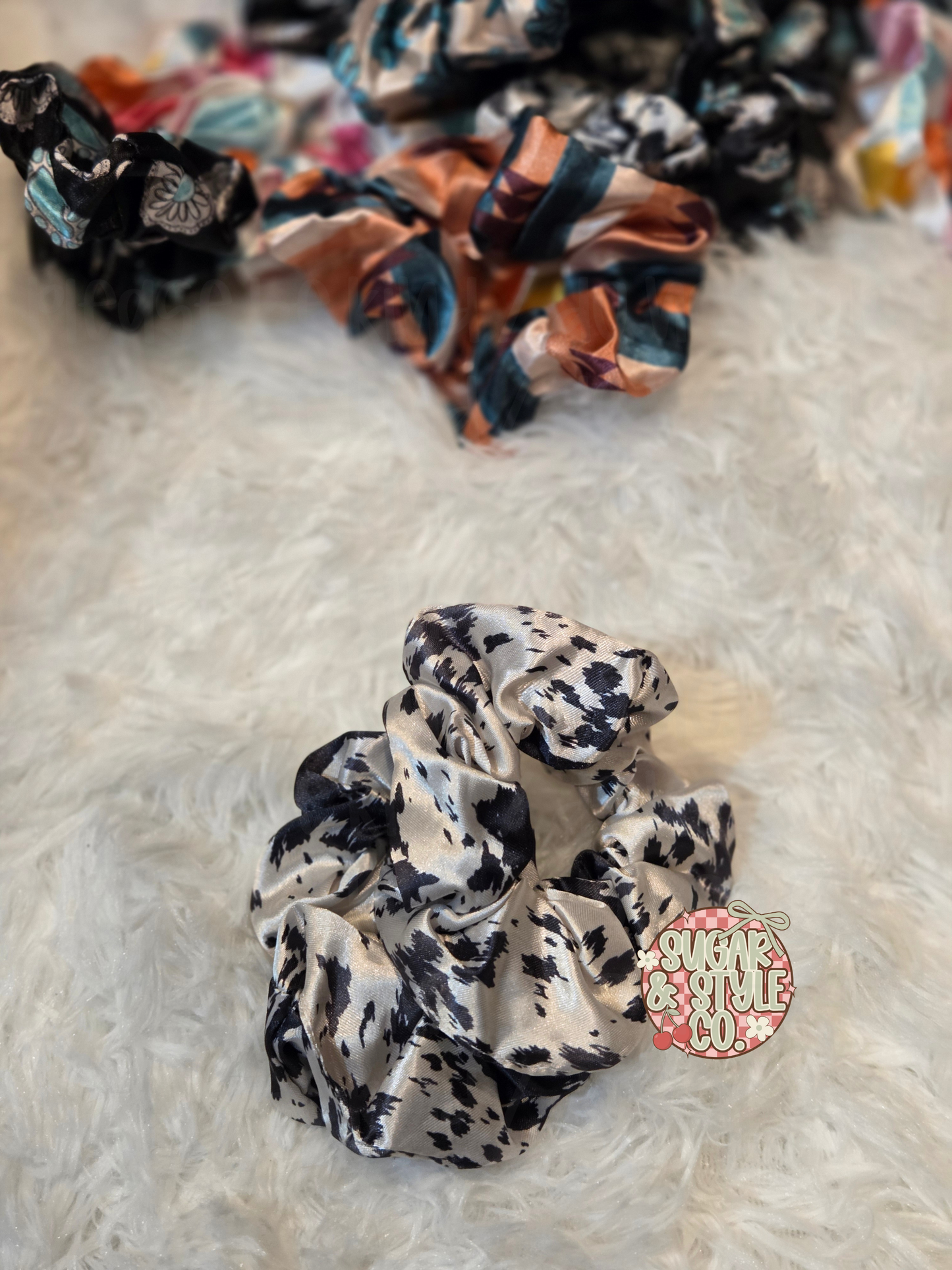 Wild and Western Silk Scrunchies Collection I 13 Unique Designs