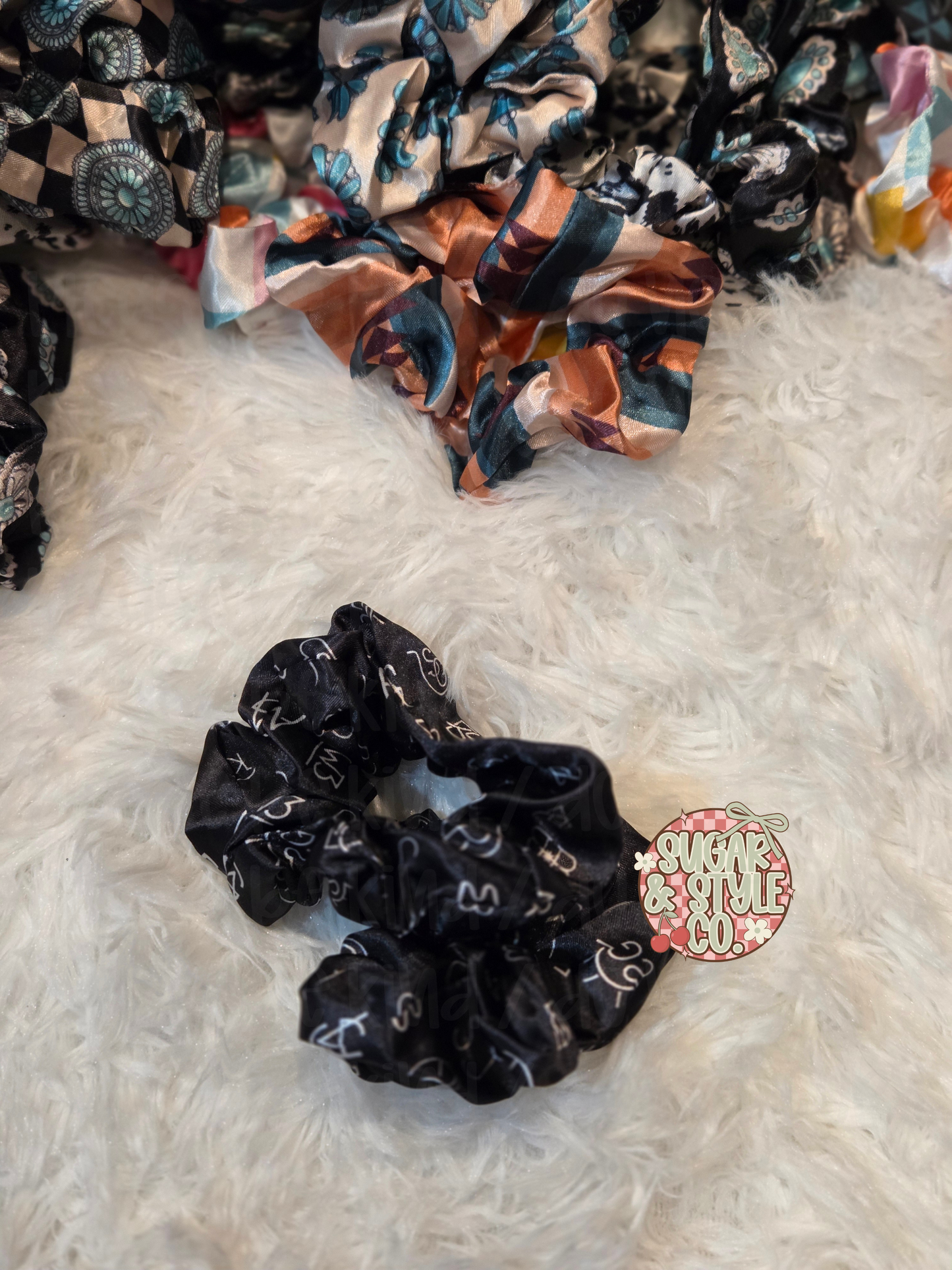 Wild and Western Silk Scrunchies Collection I 13 Unique Designs