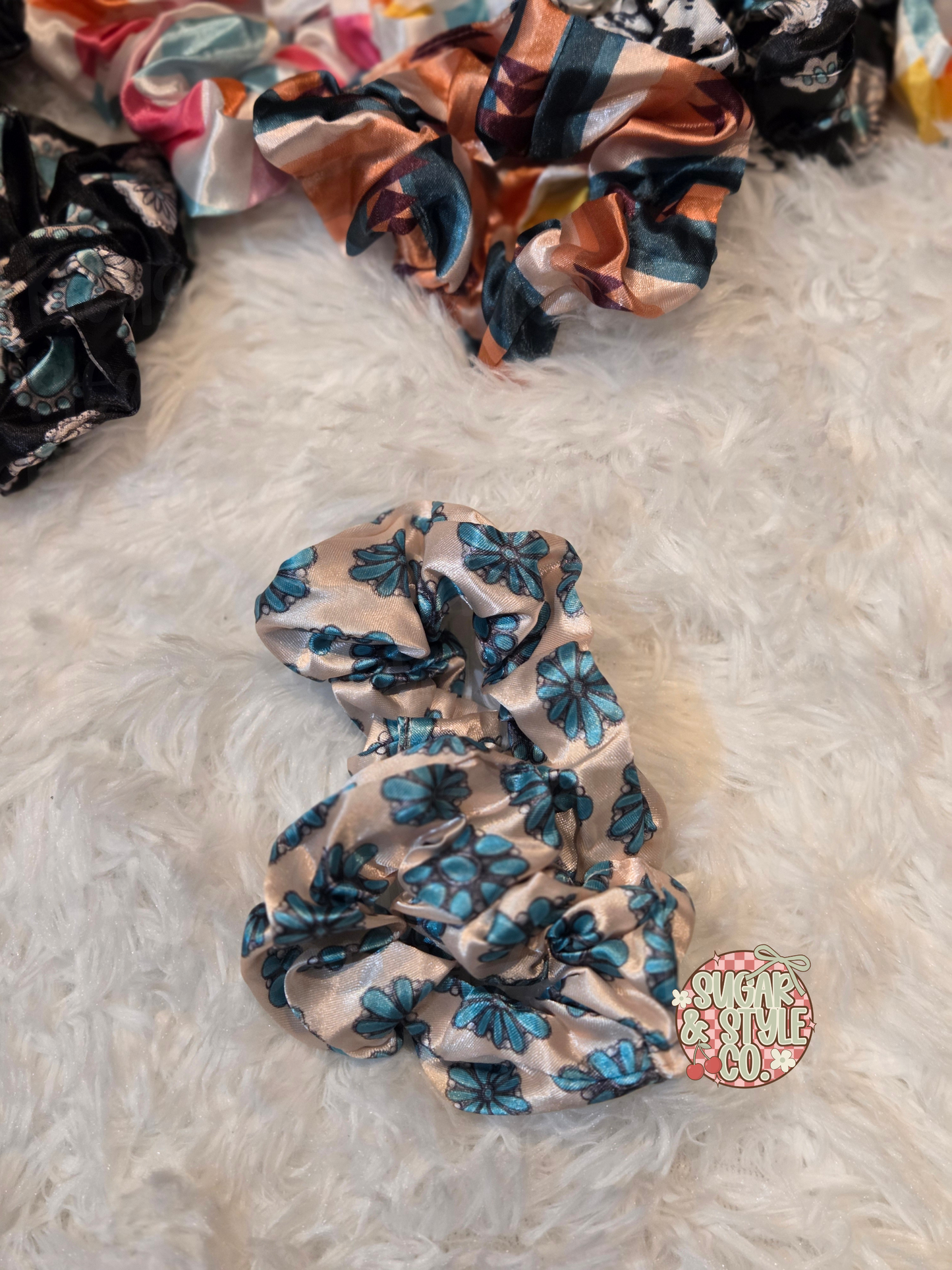 Wild and Western Silk Scrunchies Collection I 13 Unique Designs