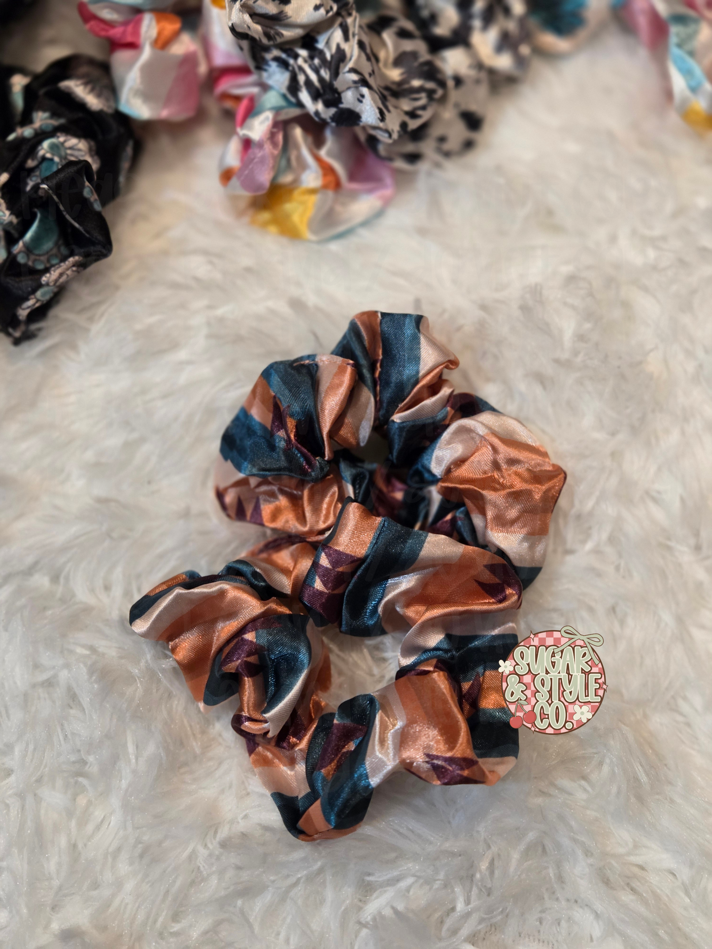 Wild and Western Silk Scrunchies Collection I 13 Unique Designs