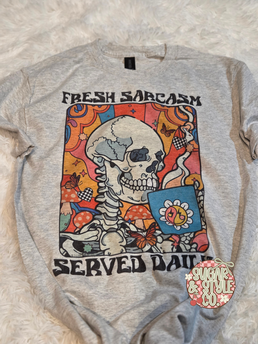 Fresh Sarcasm Served Daily Graphic Tee