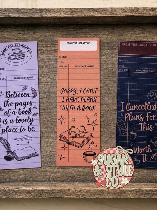 Book Lover Bookmarks | Cute & Funny Reading Bookmarks