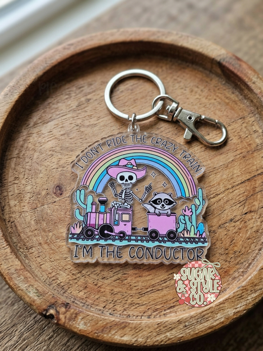 Custom Acrylic Keychain | Funny, Sassy and Good Vibes Personalized Keychains